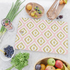 Pink & Gold Ikat Pattern Cutting Board Gallery Image 2