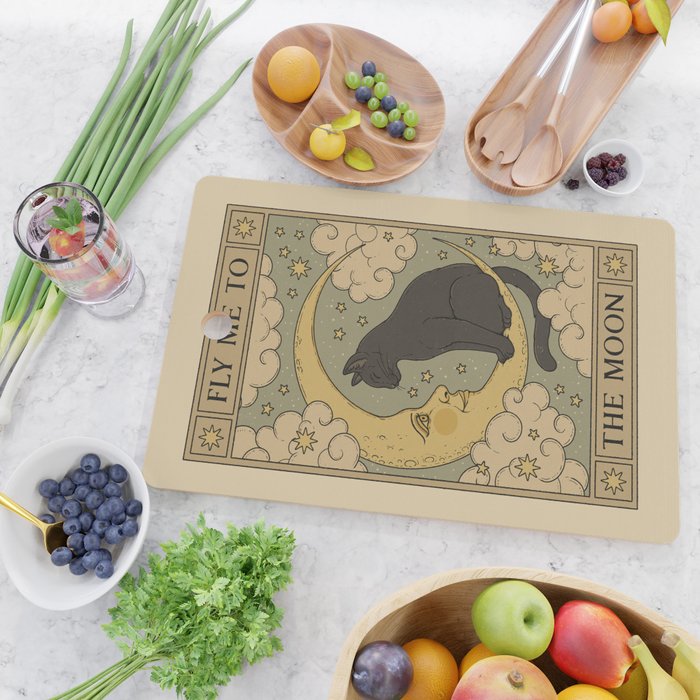 Fly Me to The Moon Cutting Board Gallery Image 2