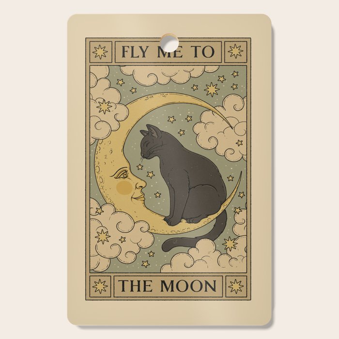 Fly Me to The Moon Cutting Board Gallery Image 1