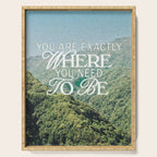 You Are Exactly Where You Need to Be Serving Tray Gallery Image 1