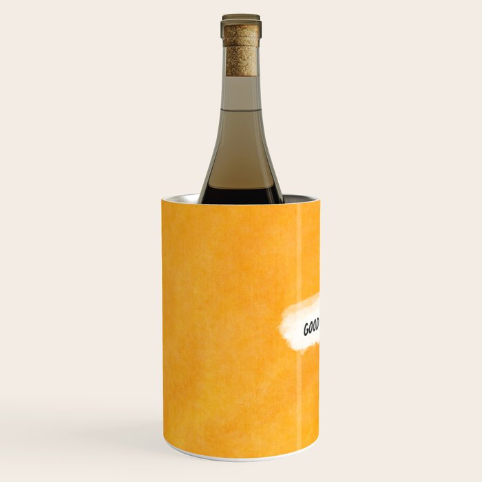 Good Vibes Only: Yellow Canvas Edition Wine Chiller Gallery Image 2