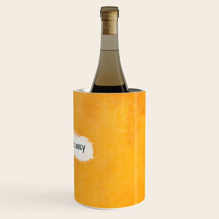 Good Vibes Only: Yellow Canvas Edition Wine Chiller Gallery Image 3