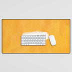 Good Vibes Only: Yellow Canvas Edition Desk Mat Gallery Image 1
