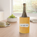 Good Vibes Only: Yellow Canvas Edition Wine Chiller Gallery Image 4