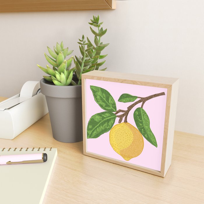 Lemon Branch Mini Art Print Gallery Image 2