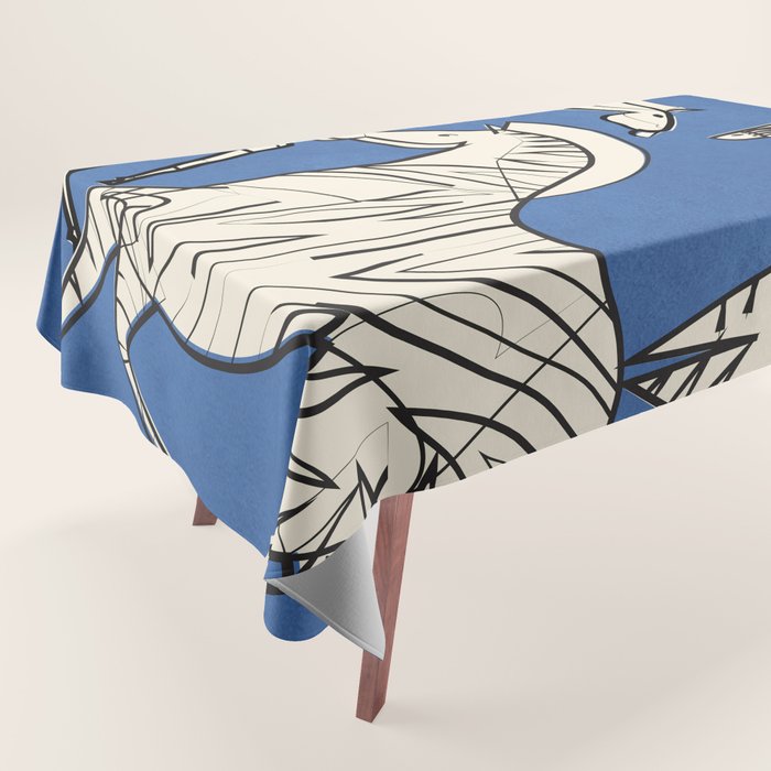 Abstract Zebras 3 Tablecloth Gallery Image 1