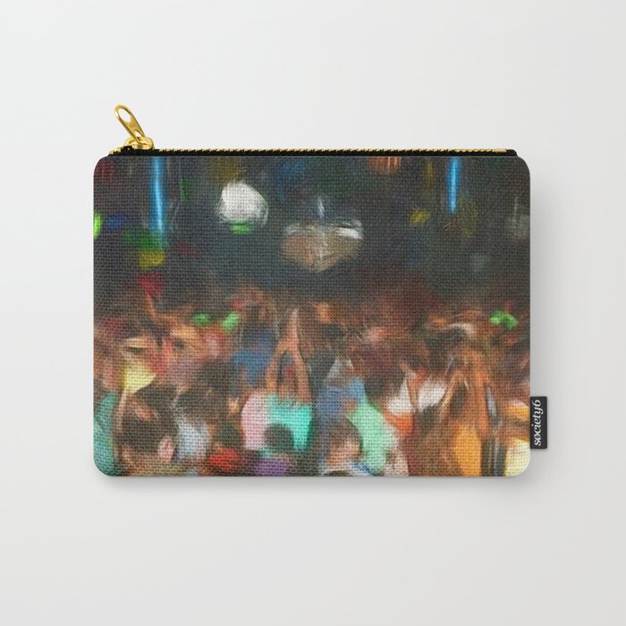 'Jubilant Harlem, Durham Armory; Dance Belongs to Everyone' African American portrait painting Carry All Pouch Gallery Image 1