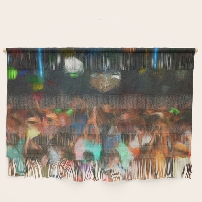 'Jubilant Harlem, Durham Armory; Dance Belongs to Everyone' African American portrait painting Wall Hanging Gallery Image 1