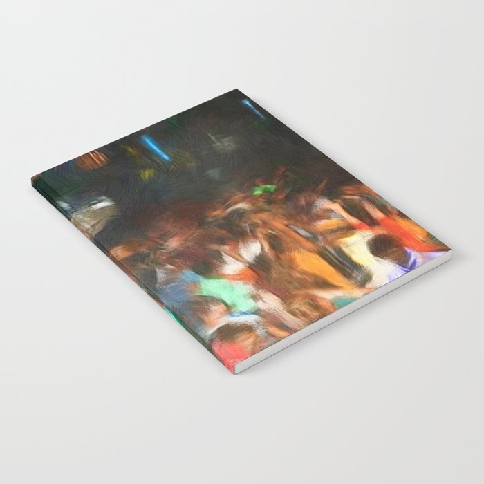 'Jubilant Harlem, Durham Armory; Dance Belongs to Everyone' African American portrait painting Notebook Gallery Image 2