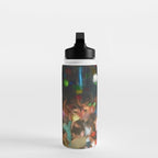 'Jubilant Harlem, Durham Armory; Dance Belongs to Everyone' African American portrait painting Water Bottle Gallery Image 3