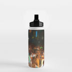 'Jubilant Harlem, Durham Armory; Dance Belongs to Everyone' African American portrait painting Water Bottle Gallery Image 2