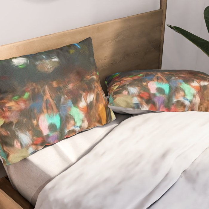 'Jubilant Harlem, Durham Armory; Dance Belongs to Everyone' African American portrait painting Pillow Sham Gallery Image 2