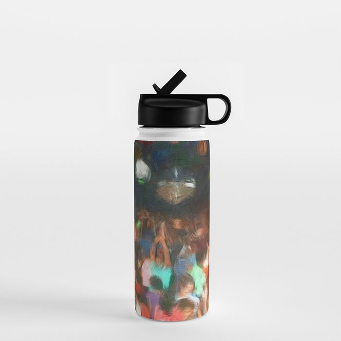 'Jubilant Harlem, Durham Armory; Dance Belongs to Everyone' African American portrait painting Water Bottle Gallery Image 1
