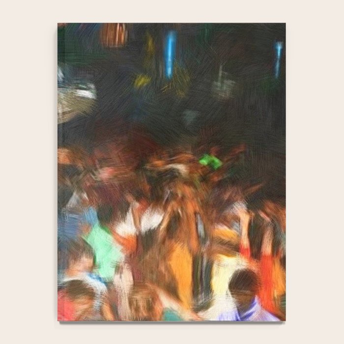 'Jubilant Harlem, Durham Armory; Dance Belongs to Everyone' African American portrait painting Notebook Gallery Image 4