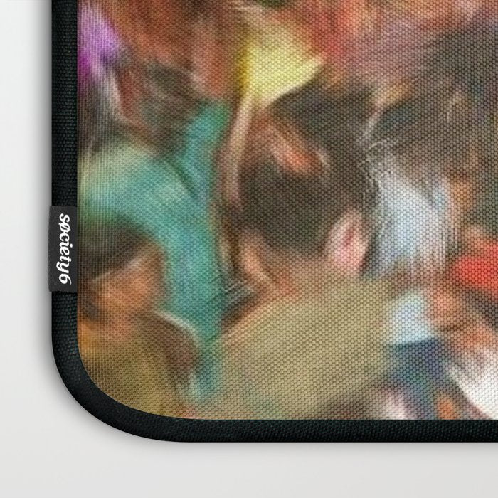 'Jubilant Harlem, Durham Armory; Dance Belongs to Everyone' African American portrait painting Laptop Sleeve Gallery Image 3