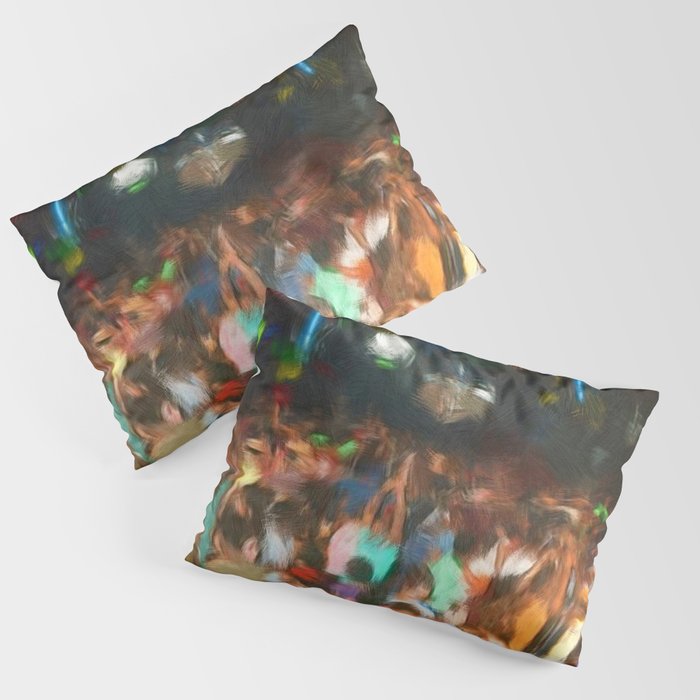 'Jubilant Harlem, Durham Armory; Dance Belongs to Everyone' African American portrait painting Pillow Sham Gallery Image 1