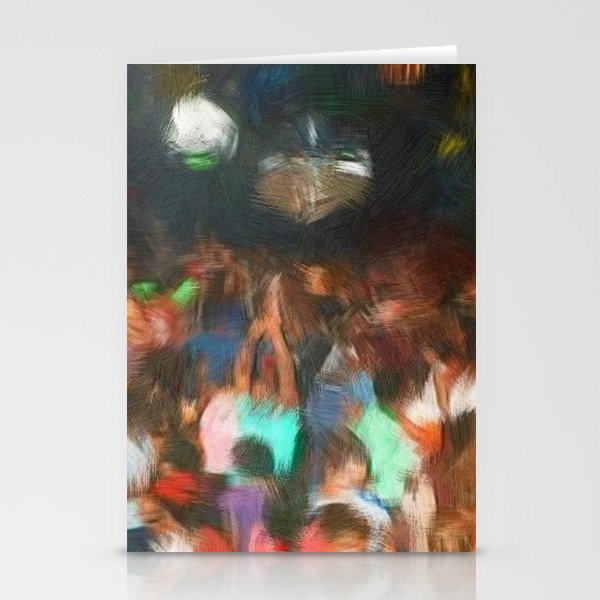 'Jubilant Harlem, Durham Armory; Dance Belongs to Everyone' African American portrait painting Stationery Card Gallery Image 2