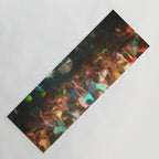'Jubilant Harlem, Durham Armory; Dance Belongs to Everyone' African American portrait painting Yoga Mat Gallery Image 1