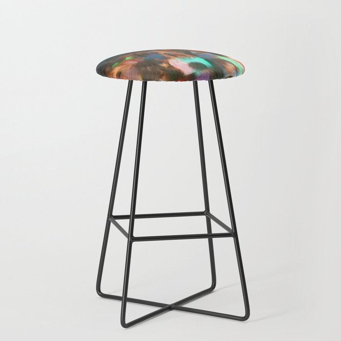 'Jubilant Harlem, Durham Armory; Dance Belongs to Everyone' African American portrait painting Stool Gallery Image 1