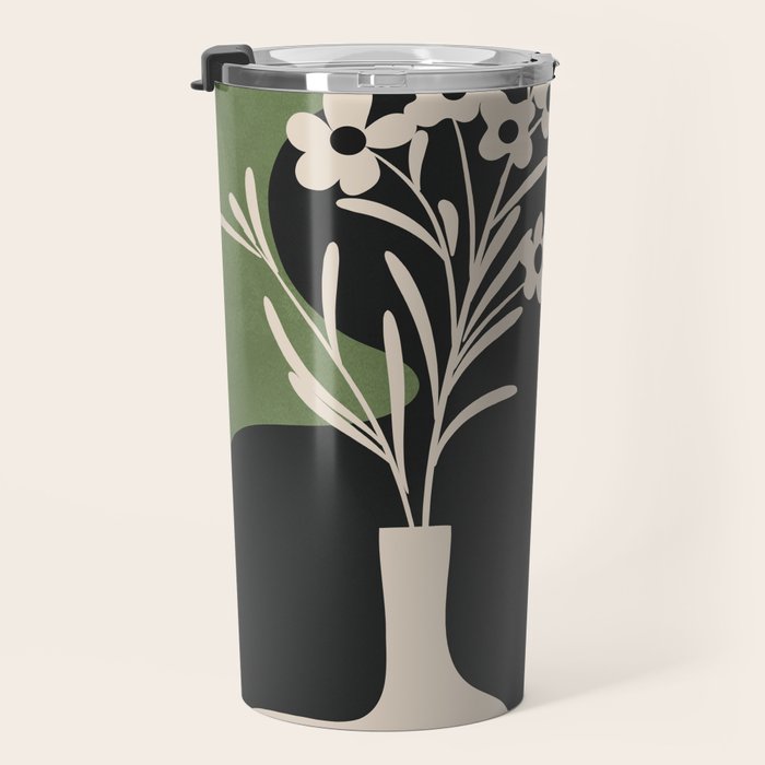 Abstract Blooms 3 Travel Mug Gallery Image 3
