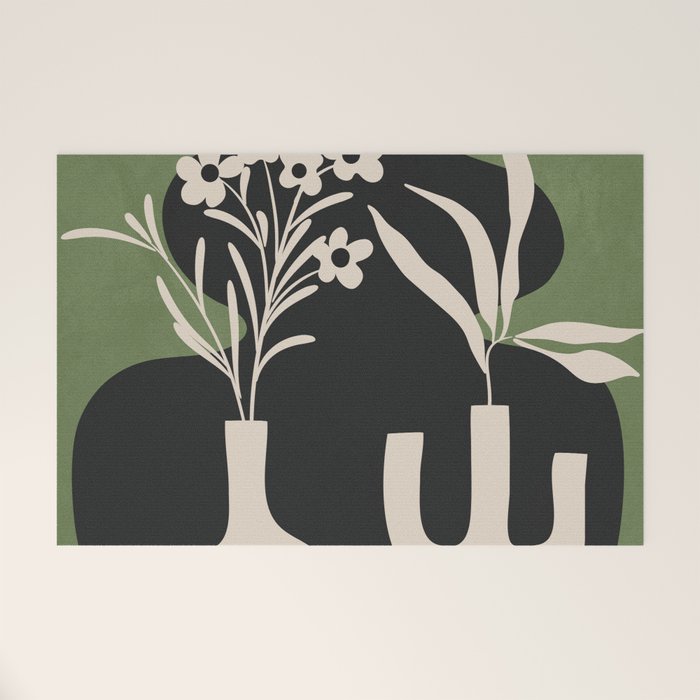 Abstract Blooms 3 Welcome Mat Gallery Image 1