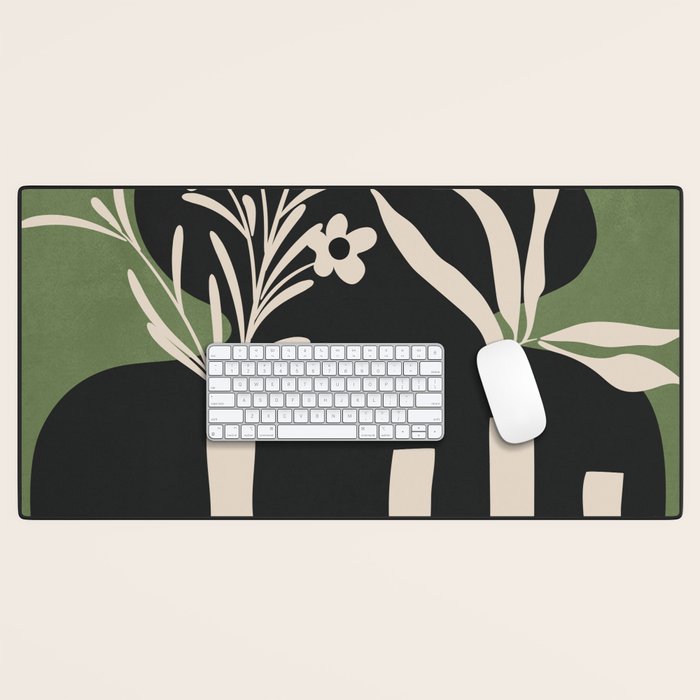 Abstract Blooms 3 Desk Mat Gallery Image 1