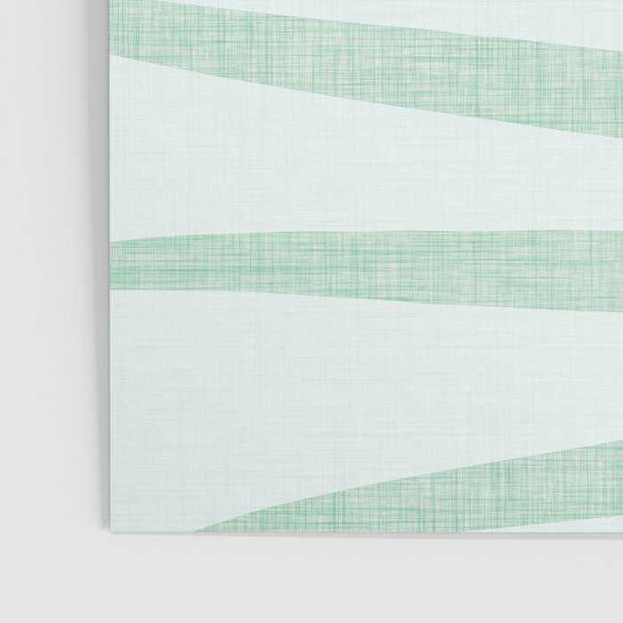 Mint Green Minimal Palm Silhouette Poster Gallery Image 3
