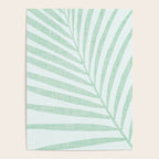 Mint Green Minimal Palm Silhouette Poster Gallery Image 4
