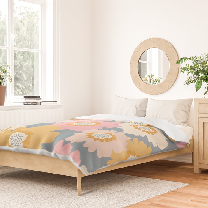 Cozy Summer Floral Duvet Cover Gallery Image 2