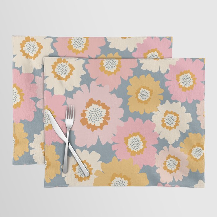 Cozy Summer Floral Placemat Gallery Image 1