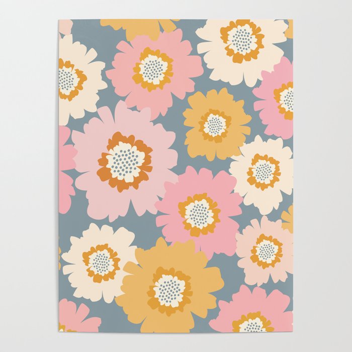 Cozy Summer Floral Poster Gallery Image 4