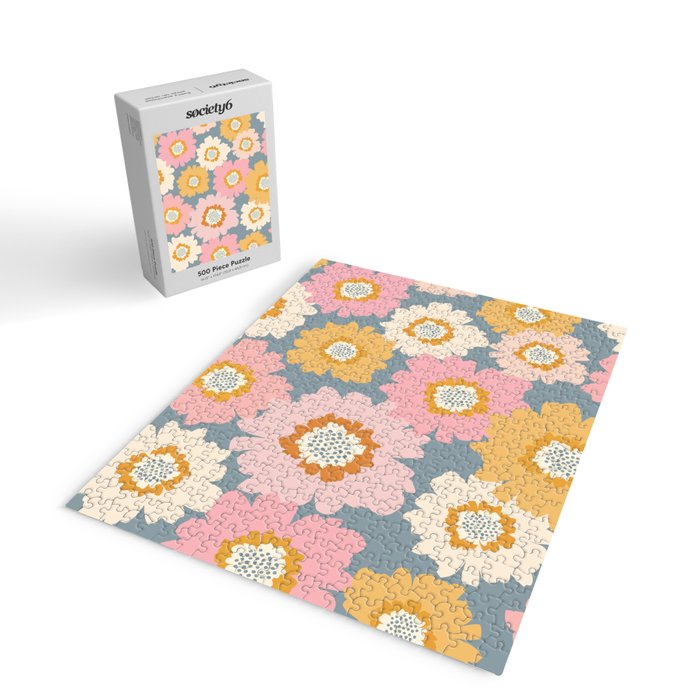 Cozy Summer Floral Jigsaw Puzzle Gallery Image 2