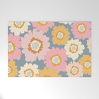 Cozy Summer Floral Welcome Mat Gallery Image 1