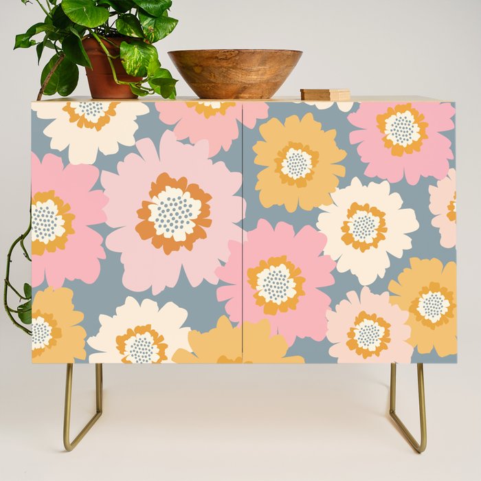 Cozy Summer Floral Credenza Gallery Image 1