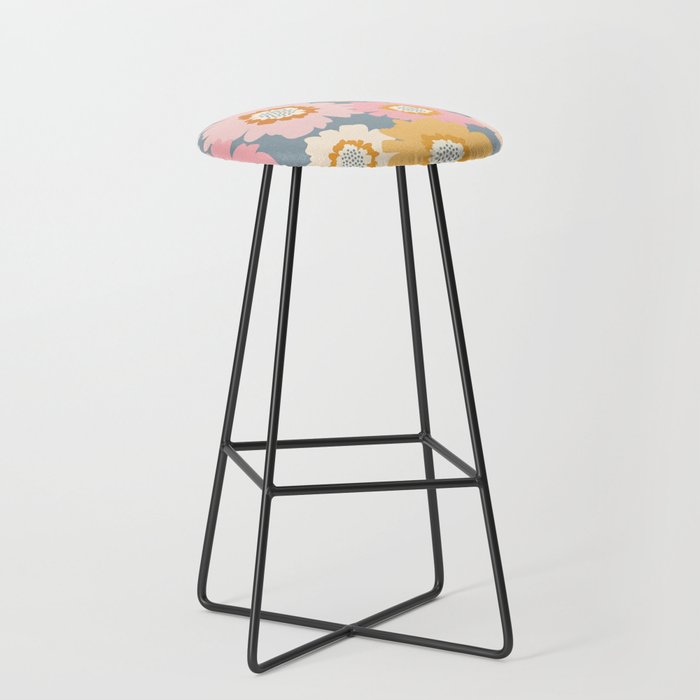 Cozy Summer Floral Stool Gallery Image 1