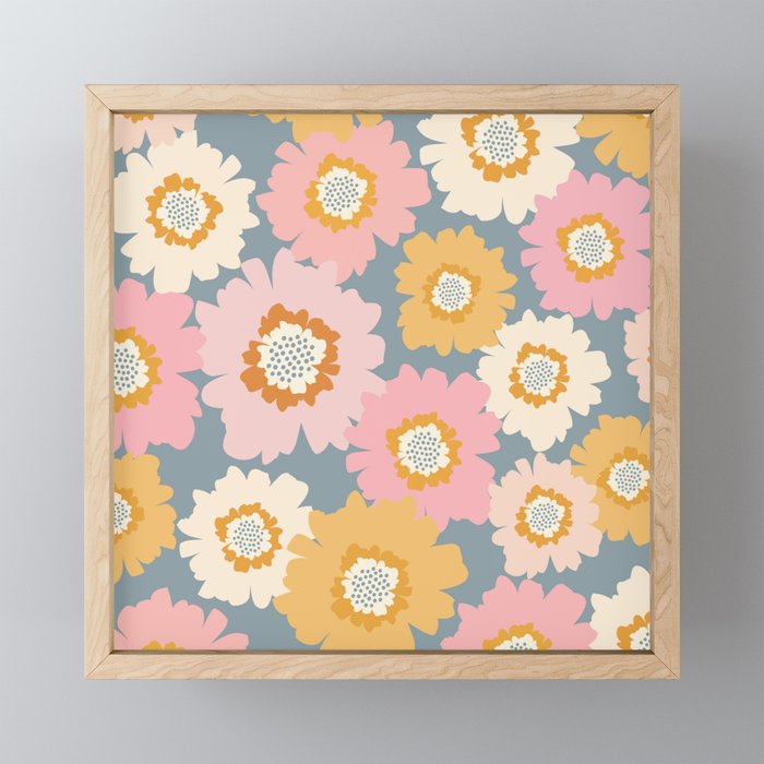 Cozy Summer Floral Mini Art Print Gallery Image 1