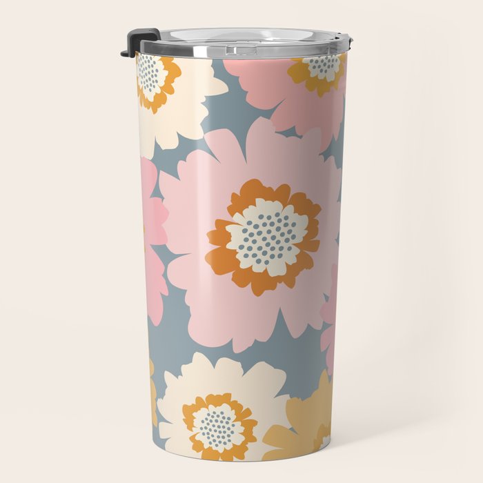 Cozy Summer Floral Travel Mug Gallery Image 3