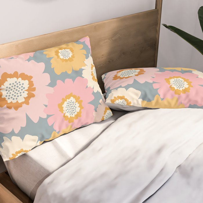Cozy Summer Floral Pillow Sham Gallery Image 2