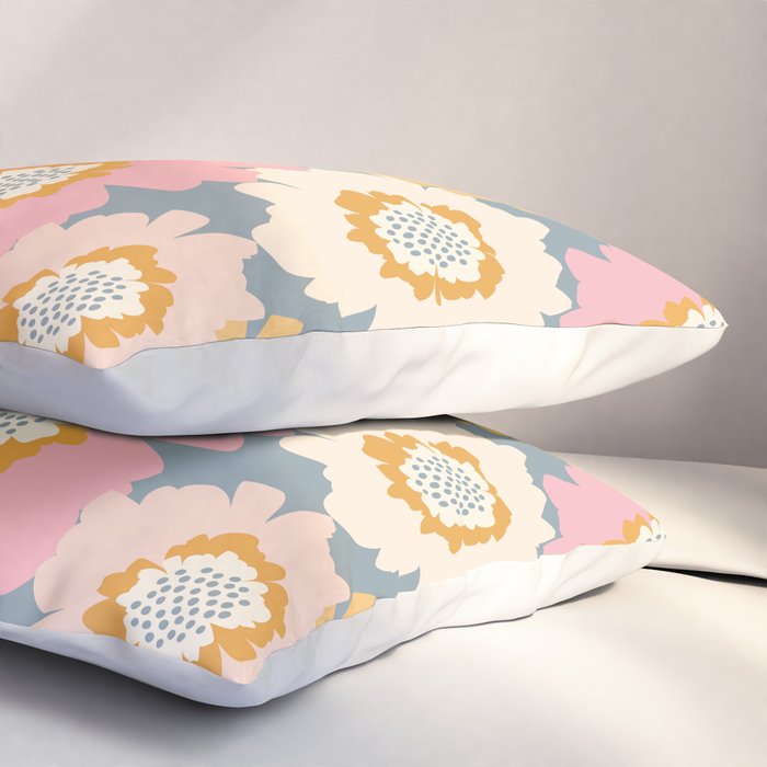 Cozy Summer Floral Pillow Sham Gallery Image 3