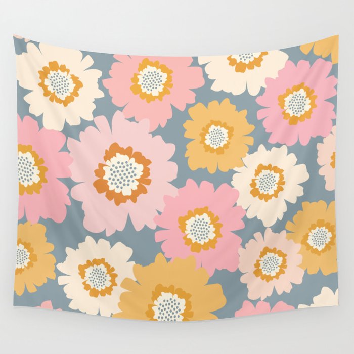 Cozy Summer Floral Wall Tapestry Gallery Image 4