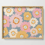 Cozy Summer Floral Serving Tray Gallery Image 1
