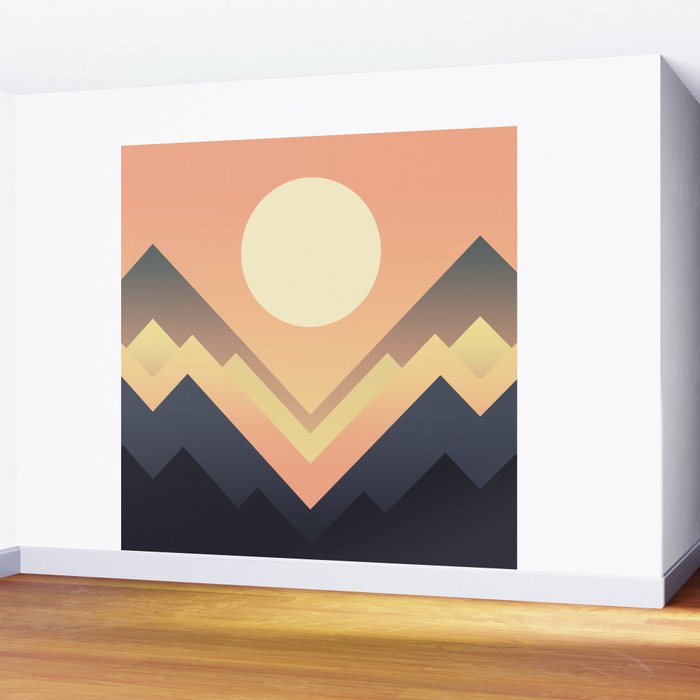 The Sun Rises Wall Mural Gallery Image 2