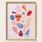 Tropical Seashells Serving Tray Gallery Image 1