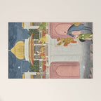 PRINCE CLIMBING TO HIS BETROTHED PROPERTY INDIA 18TH CENTURY  Welcome Mat Gallery Image 1