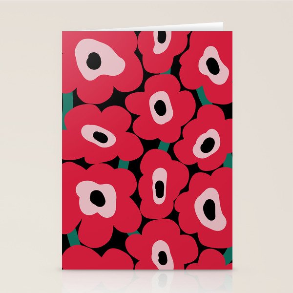 poppy dream night  Stationery Card Gallery Image 1