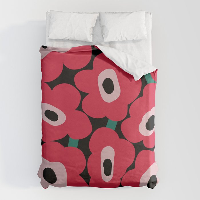 poppy dream night  Duvet Cover Gallery Image 1