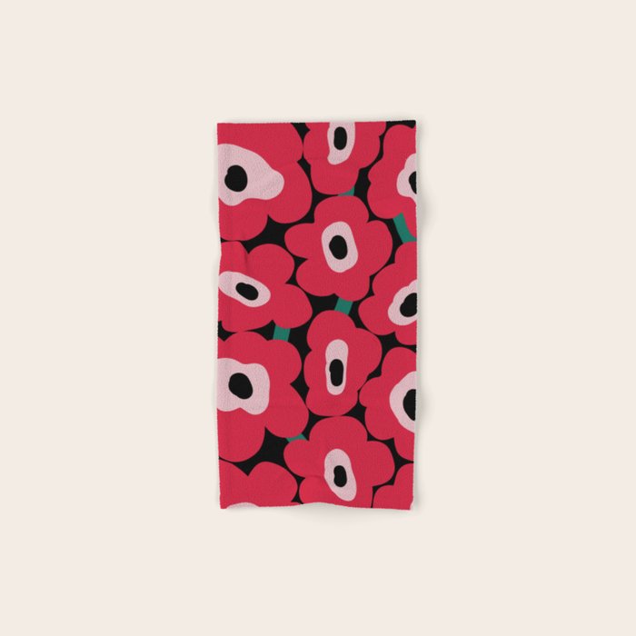 poppy dream night  Bath Towel Gallery Image 1