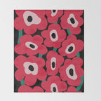 poppy dream night  Throw Blanket Gallery Image 2