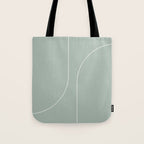 Modern Minimal Line Abstract XXXIX Tote Bag Gallery Image 1