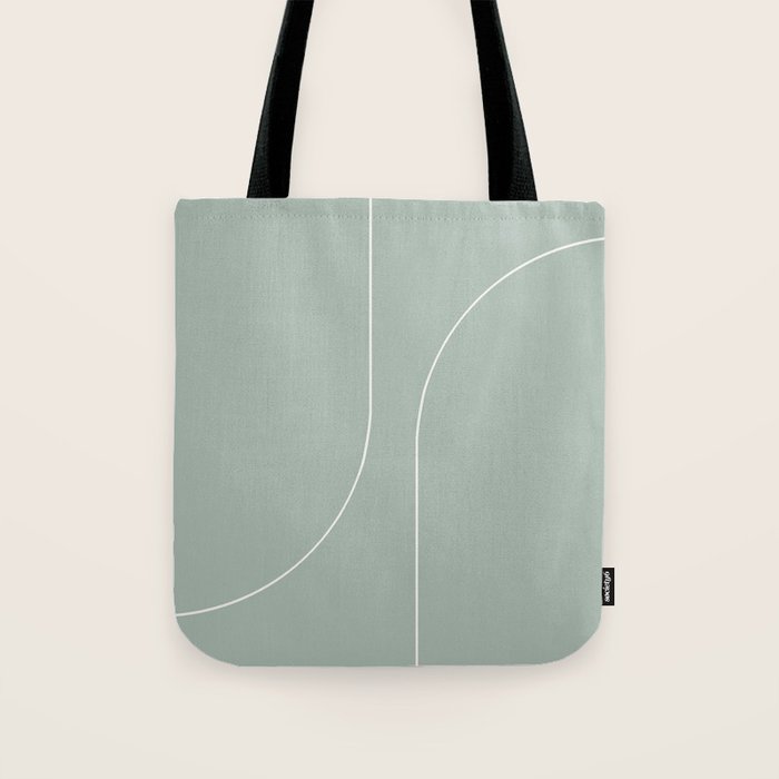Modern Minimal Line Abstract XXXIX Tote Bag Gallery Image 1